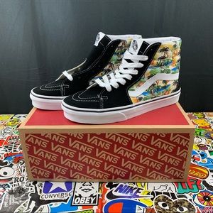 Vans Sk8-Hi Aloha Suede Sizes 7.5 Womens